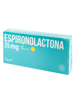 ESPIRONOLACTONA 25 MG 300 TABLETAS LP TRS
