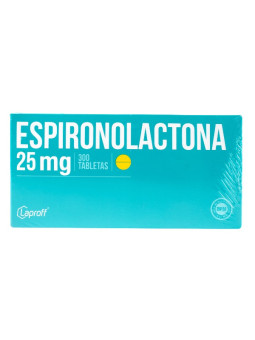ESPIRONOLACTONA 25 MG 300 TABLETAS LP TRS