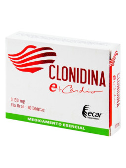 CLONIDINA 150 MG 60 TABLETAS EC TRS