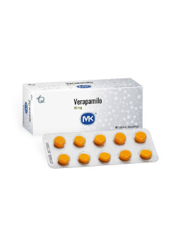VERAPAMILO 80 MG 50 TABLETAS MK