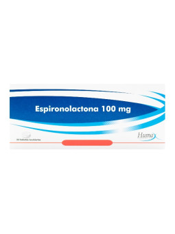 ESPIRONOLACTONA 100 MG 20 TABLETAS HP TRS