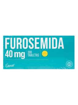 FUROSEMIDA 40 MG 300 TABLETAS LP TRS