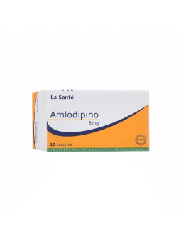 AMLODIPINO 5 MG 10 TABLETAS LS TRS