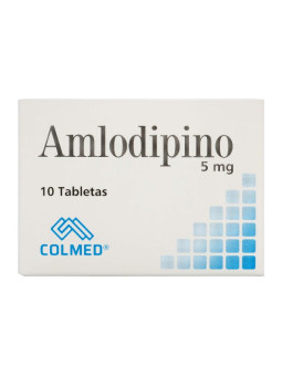 AMLODIPINO 5 MG 10 TBS PC TRS