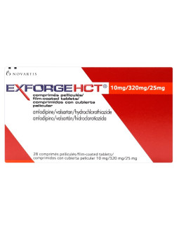 EXFORGE HCT 10 MG/320 MG/25 MG 28 COMP. TRS