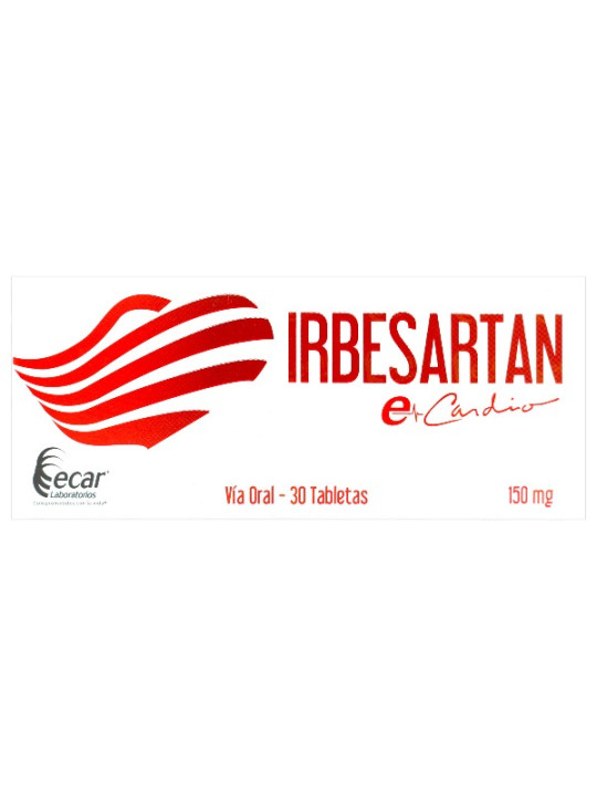 IRBESARTAN ECAR 150 MG 30 TBS(M)19215 TRS