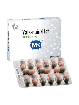VALSARTAN 80 MG HIDROC 12.5 MG 30 TBS MK