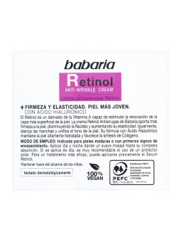 CREMA FACIAL BABARIA RETINOL 50 ML TRS