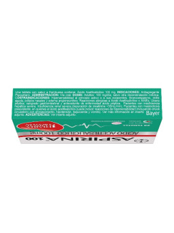 ASPIRINA 100 MG 28 TBS TRS
