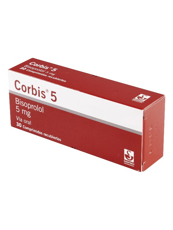 CORBIS BISOPROLOL 5 MG 30 TABLETAS TRS