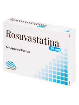 ROSUVASTATINA 20 MG 14 TABLETAS PC TRS