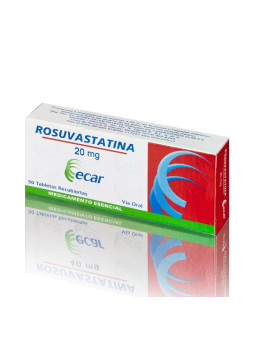 ROSUVASTATINA 20MG 30 TBS ECAR (A) TRS