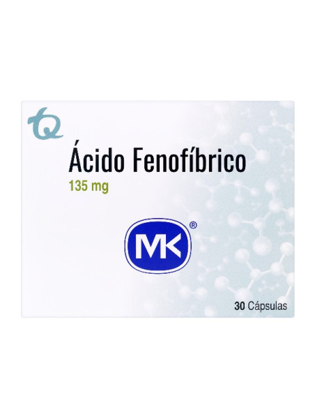 ACIDO FENOFIBRICO MK135MG 30CAP(M)191119          