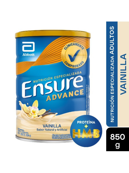 ENSURE ADVANCE VAINILLA 850 GR (A)(DA) TRS