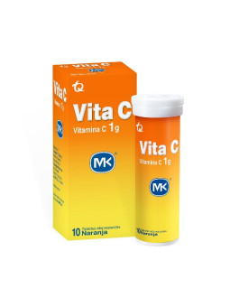VITAMINA VITA C 1G. NARANJA EFE.10TBS MK