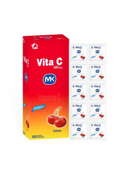 VITA C 500 MG CEREZA 100 TBS MK