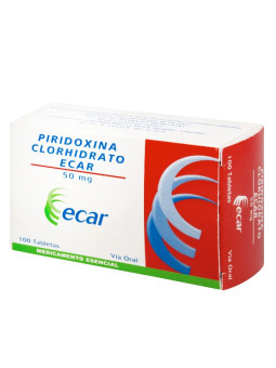 PIRIDOXINA CLORHIDRATO 50 MG 100 TBS EC TRS