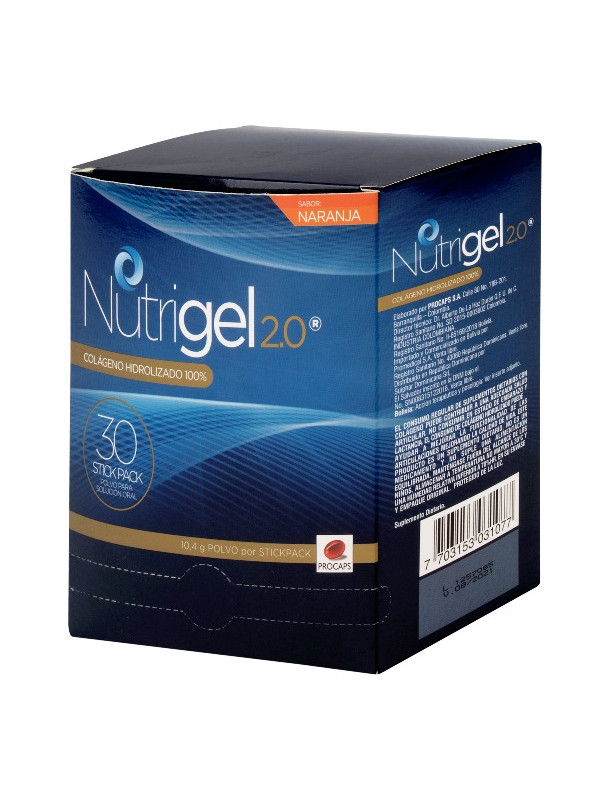 NUTRIGEL 2.0 NARANJA 30 SOBRES  TRS