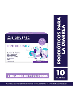 PROCILUS PROBIOTICOS D2 10 SOBRES TRS