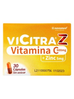 VITAMINA C   ZINC VICITRA Z 30 CAPS               