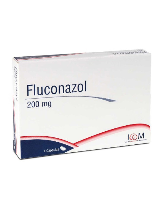 FLUCONAZOL 200MG 4 CAPSULAS ICOM TRS