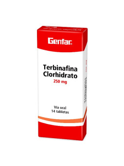TERBINAFINA 250 MG 14 TABLETAS GF TRS