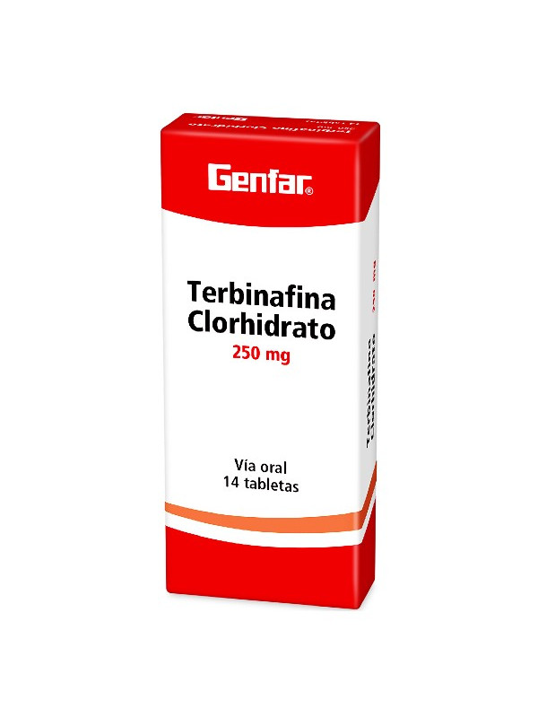 TERBINAFINA 250 MG 14 TABLETAS GF TRS