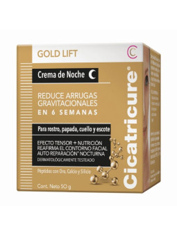 CREMA CICATRICURE FAC.GOLD LI NOCHE 50GR TRS