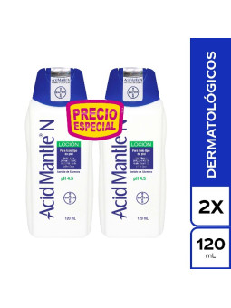 2 ACID MANTLE N LOCION 120 ML P.E TRS