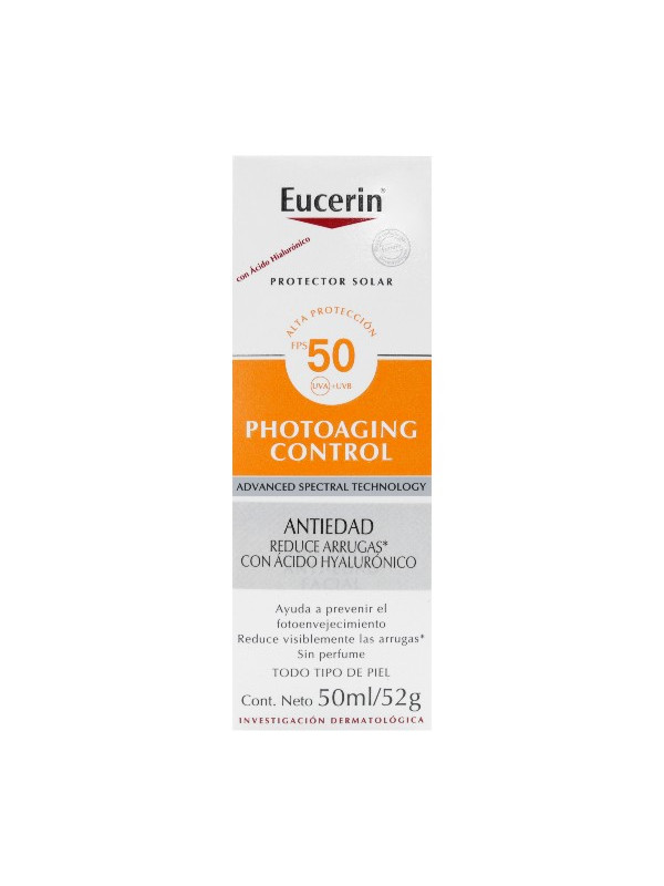 EUCERIN PROTECT.SOLAR FPS 50 ANT.AG 50ML BF TRS