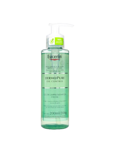 GEL FACIAL EUCERIN DERMO PURE OIL 200ML           