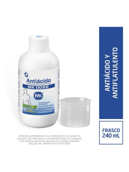 ANTIACIDO MENTA DOSS 240 ML MK