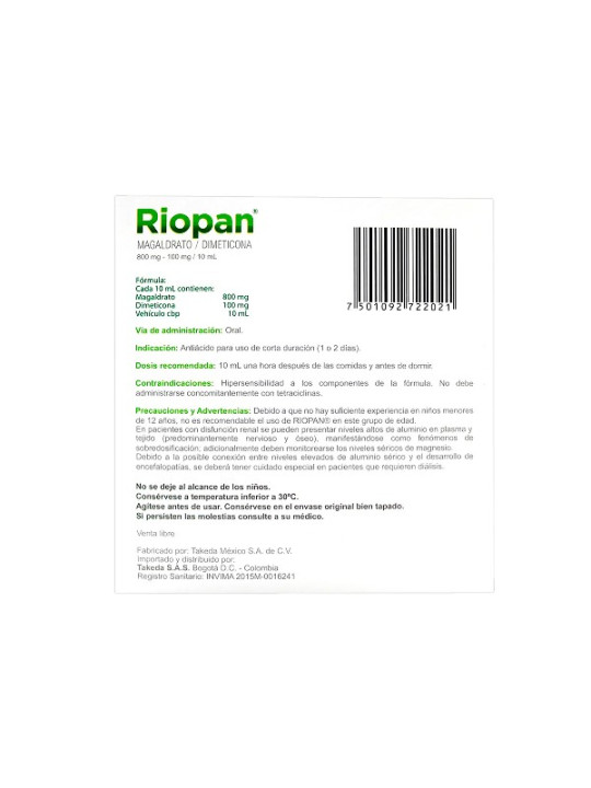 RIOPAN GEL 10 ML 20 SOBRES