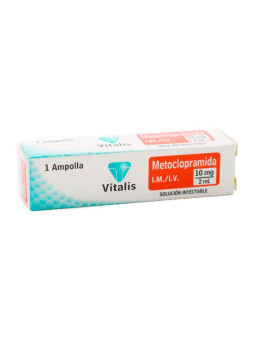 METOCLOPRAMIDA 10 MG/2 ML 1 AMPOLLA VT TRS