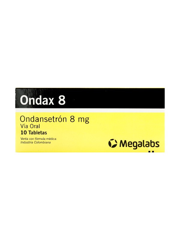 ONDAX 8 MG 10 TBS                                 
