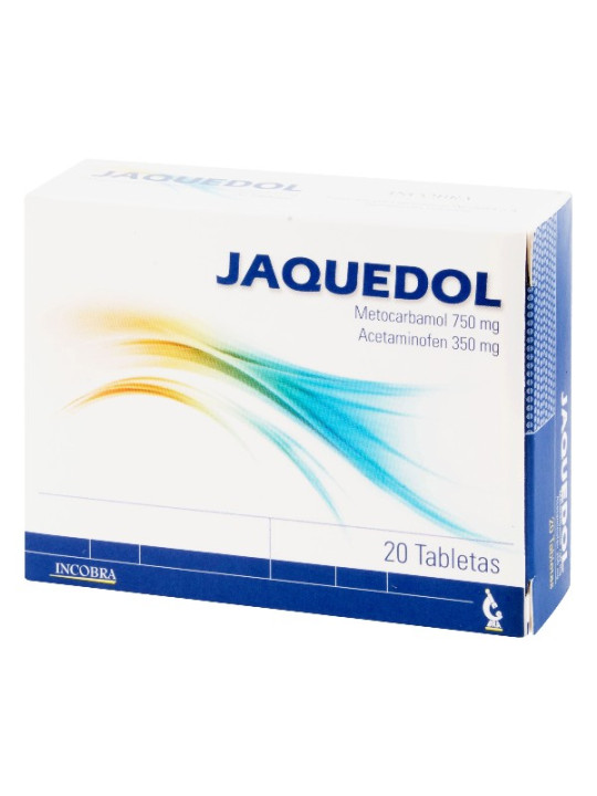 JAQUEDOL 750/350 MG 20 TABLETAS