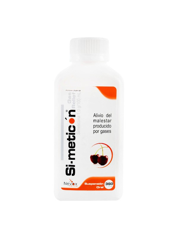 SIMETICON CEREZA GAS RELIEF 360 ML