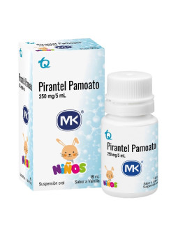 PAMOATO PIRANTEL SUSPENSION 15 ML MK
