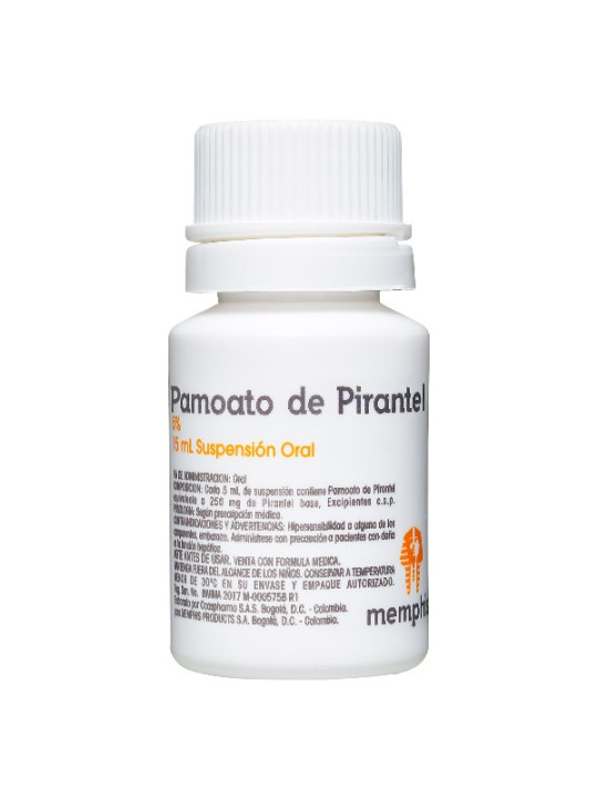PAMOATO PIRANTEL SUSP 15 ML MP TRS