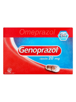 GENOPRAZOL 20 MG 14 CAPSULAS TRS