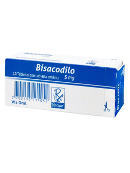 BISACODILO 5 MG 10 TABLETAS RC TRS