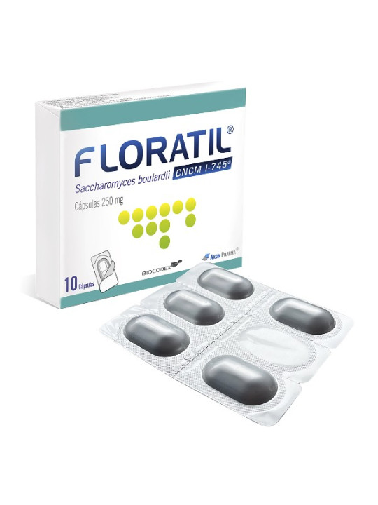 FLORATIL 250 MG 10 CAPSULAS (M) TRS