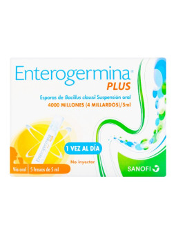 ENTEROGERMINA PLUS 5 AMPOLLAS BEBIBLES TRS