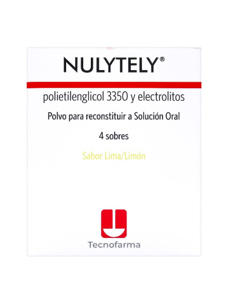 NULYTELY LIMA LIMON 4 SOBRES                      