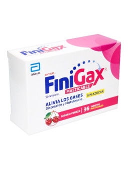 FINIGAX MASTICABLE CEREZA 36 TABLETAS TRS