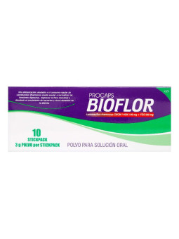 BIOFLOR POLVO SOLUCION ORAL 10 UND 3 GR TRS