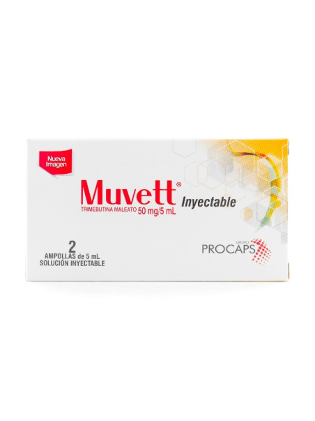 MUVETT INYECTABLE 2 AMPOLLAS 5 ML TRS