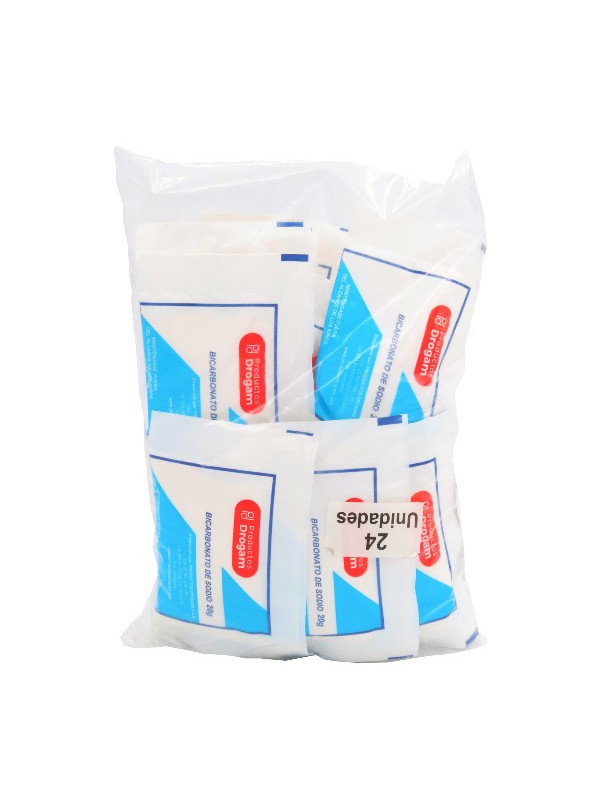 BICARBONATO DE SODIO 20 GR 24 SBS DROGAM