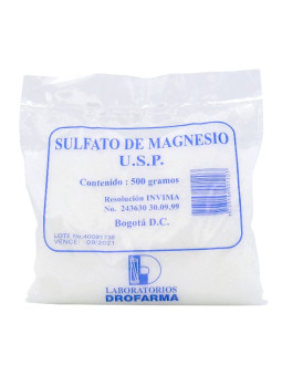 SULFATO DE MAGNESIO 500 GR DROFARMA