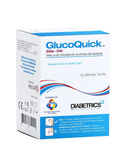 TIRAS REACTIVAS GLUCOQUICK 50 UDS (PB)